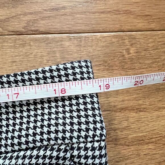 Talbots Hampshire Ankle Pants Size 16P Petite Houndstooth Black/White - Picture 7 of 9